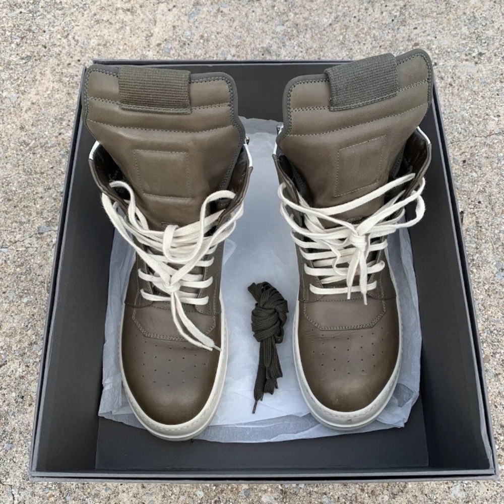 RICK OWEN Geobaskets 7288576109 Khaki